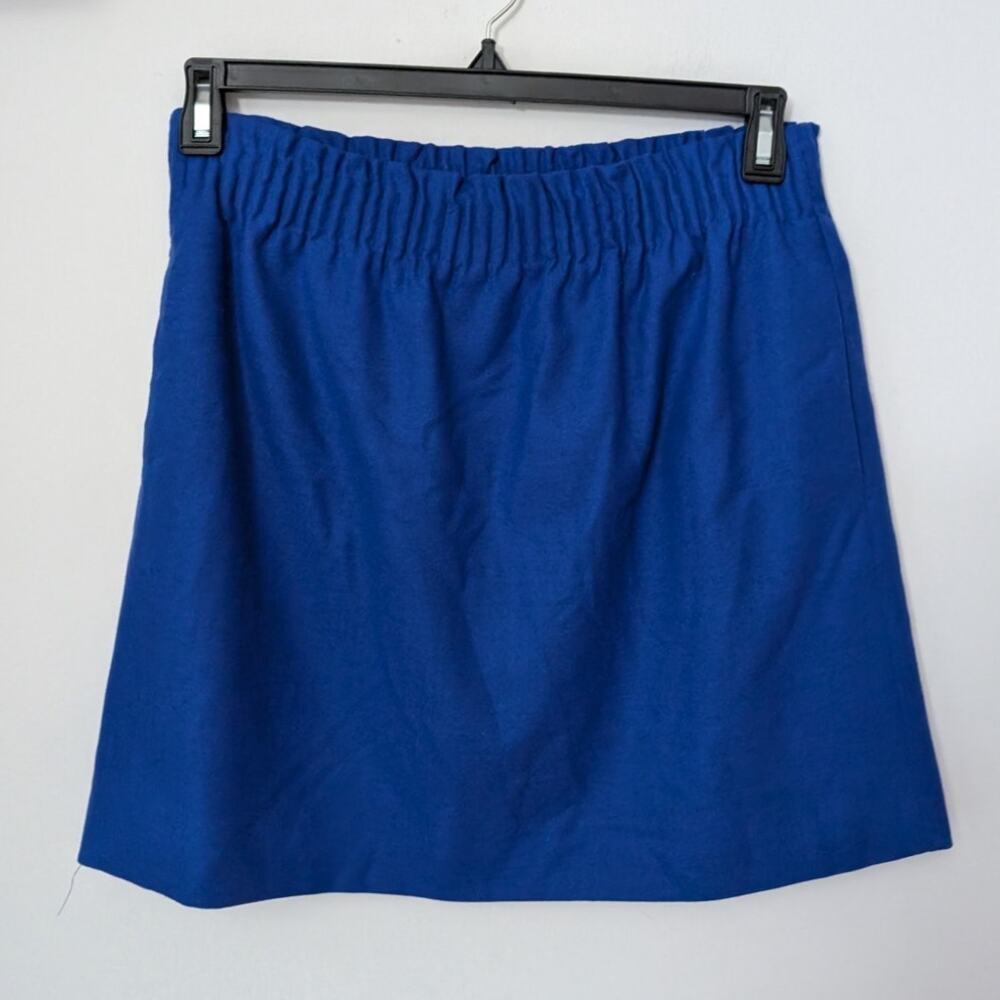 j. crew wool blend mini skirt